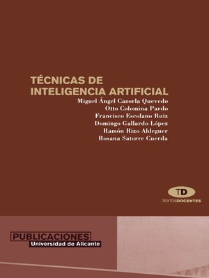 cover image of Técnicas de inteligencia artificial